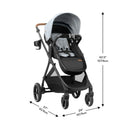 Gold Shyft Intuiti Full Size Stroller - Quartz
