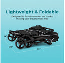 4 Seat Quad Stroller - Black