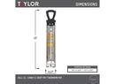 Candy Deep Fry Analog Kitchen Cooking Thermometer - Stainless Steel