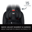 One4Life ClickTight All-in-One Convertible Car Seat Onyx