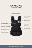 Terry Explore Baby Carrier - Clover