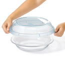 Glass Deep Dish Pie Plate with Lid - 9"