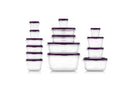 30-Piece Food Storage Container Set - Amethyst