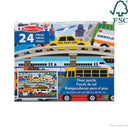 Traffic Jam Jumbo Floor Puzzle - 24 Pieces