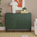 Margot 6-Drawer Dresser - Forest Green