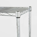 3 Tier Wire Shelving Chrome - Brightroom™: Adjustable Metal Storage Shelves, Utility Shelving Unit, 160 lb Capacity