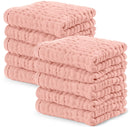 Baby Muslin Washcloths - Lace Pink, Pack of 10