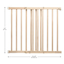 Top-of-Stair Extra Tall Wood Gate