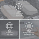 Leakproof Bento Lunch Box 2 Pack - Dune & Moondust