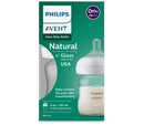 Glass Natural Baby Bottle with Natural Response Nipple - 4oz