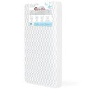 Breathable Full-Size Firm Foam Crib & Toddler Mattress - White