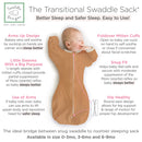 Transitional Swaddle Sack - Heathered Butterum