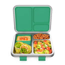 Stainless Steel Leakproof 3-Compartment Lunch Box - Green
