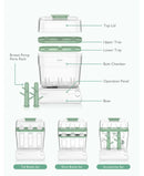 3-Layer Fast Bottle Sterilizer - Green