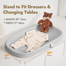 Wipeable Baby Changing Pad - Grey