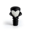 Wine Stopper and Pourer - Black and White
