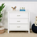 3-Drawer Dresser - White