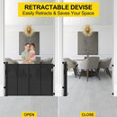 Retractable Baby Gate - Black