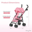 Rover Convenience Bab Light Weight Stroller - Pink