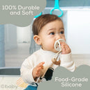 Silicone Pacifier 4 Pack - Coconut Milk, Brown Suga