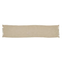 72" x 14" Cotton Textured Table Runner - Khaki