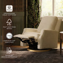 Recliner and Swivel Glider - Ivory Boucle