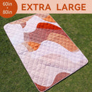 Extra Large Outdoor Picnic Blanket - Brown