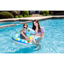 Inflatable Swimming Pool Float Rider - Blue