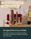 9pc Bar Set with Storage - Manhattan Red