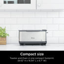 Ninja Foodi 2-in-1 Flip Toaster Oven ST100 in Stainless Steel
