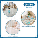 Easy Walk-Thru Safety Gate - White
