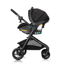 Travel System with Infant Car Seat and Anti-Rebound Bar - Black