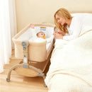 Bedside Bassinet Baby Sleeper, 3-in-1 Co-Sleeper Crib - Beige