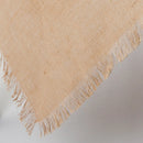 Saro Lifestyle Fringed Jute Tablecloth, Natural, 90" x 132"