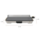 XL Electric Griddle 12" x 22," Non-stick, Porcini Taupe by Drew Barrymore - Porcini Taupe