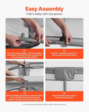 Large Baby Playpen - Gray