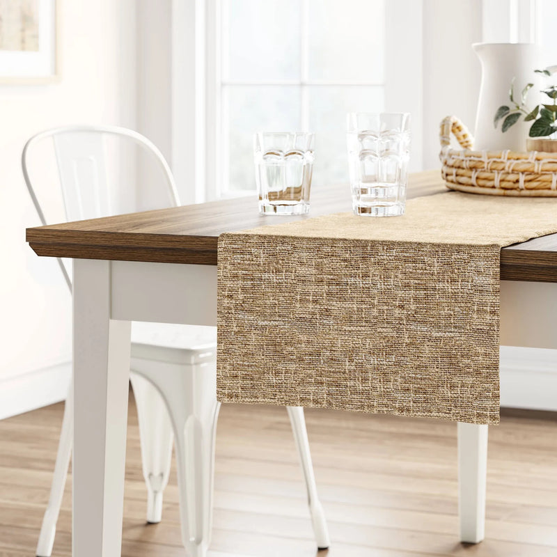 Rectangular Table Runner - Brown – Freshized