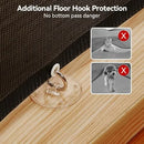 Retractable Baby/Dog Gate - Black