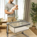Beginnings Bassinet - Gray Tweed