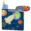 Space Adventures Chair Desk with Storage Bin - Blue