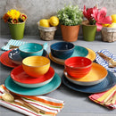 12pc Stoneware Dinnerware Set - Off-White