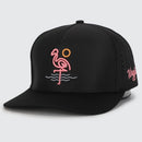 Waggle Hat Flamingo Bay: Adjustable Logo Baseball Hat