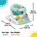 Learn-To-Sit 2-Position Baby Floor Seat With Toys - Unisex (4-12 Months)