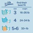 Disposable Swim Diapers - Size 4 (Medium) - 18ct