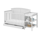 Steveston 5-in-1 Convertible Baby Crib & Changer - White