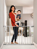 Easy Step® 49-Inch Extra Wide Baby Gate, Includes 4-Inch and 12-Inch Extension Kit