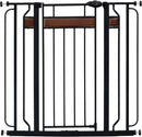 Extra Tall Wide Baby Gate - Black