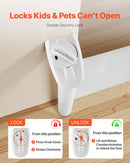 Retractable Baby Gate - White