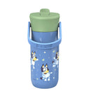 14oz Stainless Steel Vacuum Harmony Straw Water Bottle - Blue