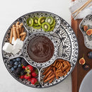 7-piece Melamine Lazy Susan with Cover